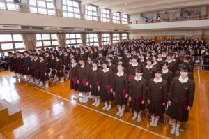 中学校卒業式が行われました